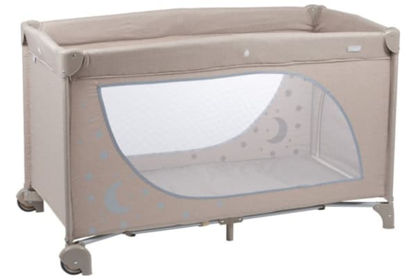 Babygo - Moonstars Beige Melange Campingbed - 0
