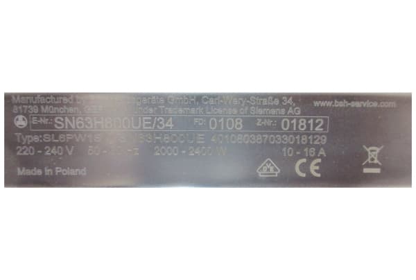 Siemens - SN63H800UE - 12