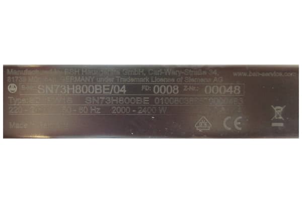 Siemens - SN73H800BE - 13
