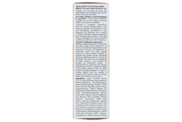 Eucerin - Sun Visage Hydro Protect Fluide Ultra-Léger SPF50+ - 2