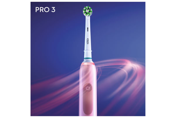 Oral-B - Pro 3 3900 CrossAction (2 houders, zwart & roze) - 7