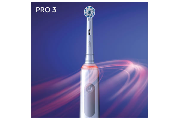 Oral-B - Pro 3 3900 CrossAction (2 houders, zwart & wit) - 4