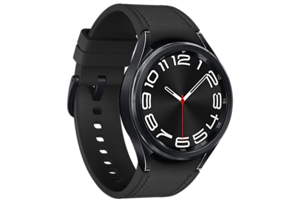 Samsung - Galaxy Watch6 Classic LTE 43mm met Hybrid Eco-Leather Band (S/M) - Black / Black - 2