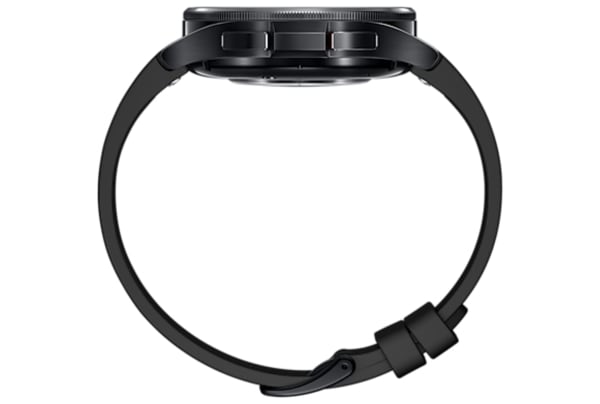 Samsung - Galaxy Watch6 Classic LTE 43mm met Hybrid Eco-Leather Band (S/M) - Black / Black - 4