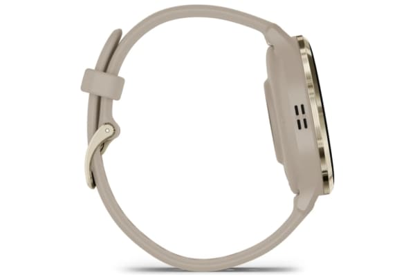Garmin - Venu 3S met siliconen polsband - Soft Gold / French Grey - 7