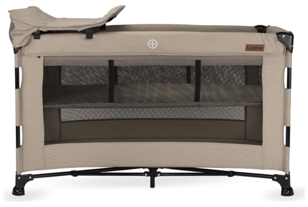 Novi Baby - Reisbed Nora Luxe sand/black - 2