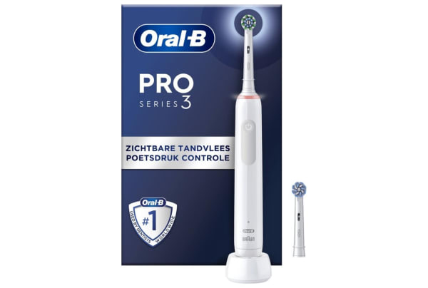 Oral-B - Pro 3 3000 (wit, extra opzetborstel) - 0