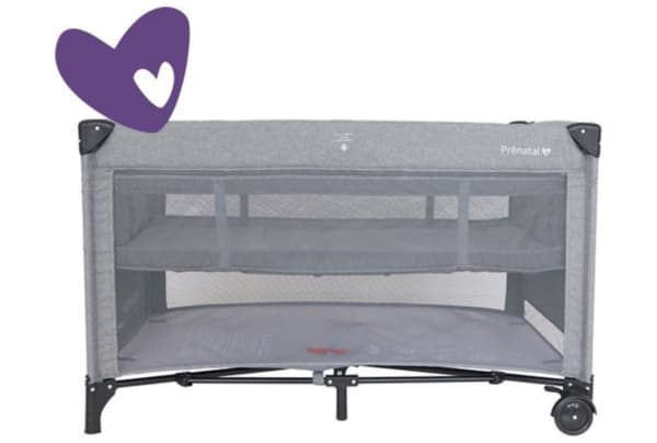 Prénatal - Campingbed Sinne Grey Melee Dark - 0