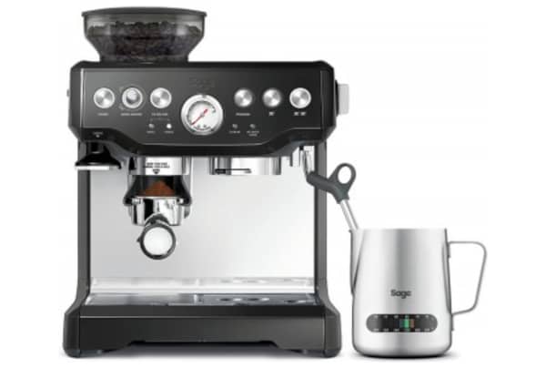 Sage - the Barista Express met thermische melkkan - Black Truffle - 0