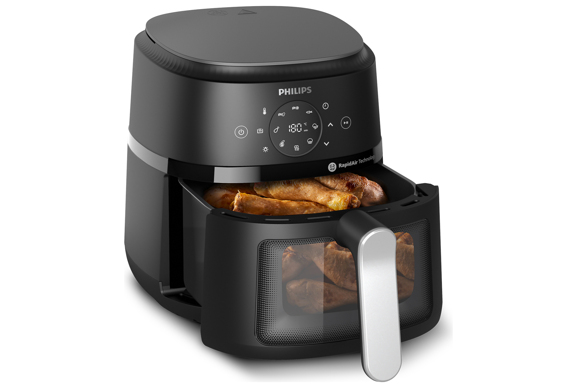 Moleath 21CM Accessoires Air Fryer, 4PCS Silicone Moule pour Philips Airfryer Série 2000 6.2L