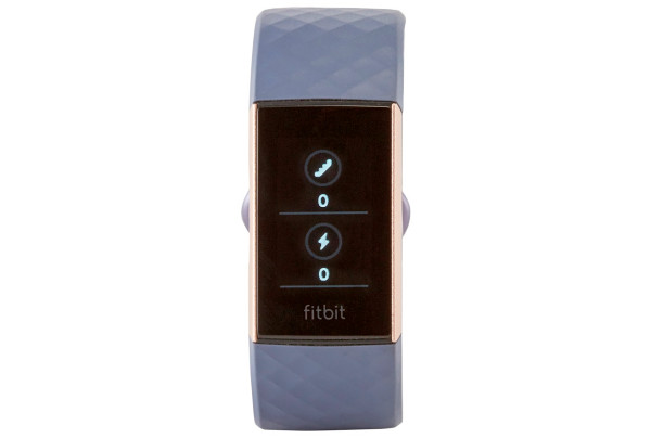 Fitbit charge 3 fitness tracker rose gold and blue on sale grey