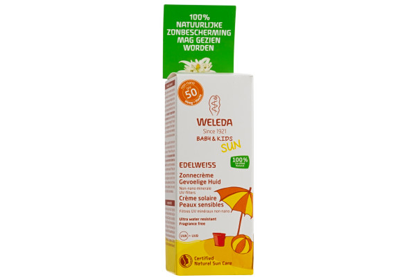 Weleda Edelweiss Zonnecreme Baby & Kids / Gevoelige Huid - Test ...