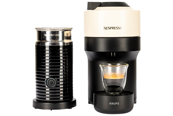 Zo snel als een flits Een trouwe Schuine streep Krups Nespresso Vertuo Pop XN9211 + Aerocinno 3 - Test, Reviews & Prijzen |  Consumentenbond